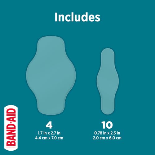 BAND-AID Pro Heal 5 Day Protect Hydrocolloid Bandages, Assorted - 14 Ct