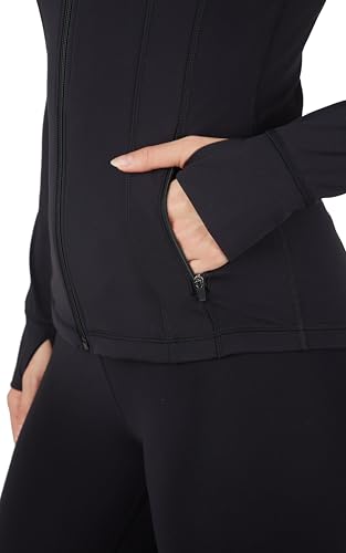 Ultra Soft Lightweight Full Zip Yoga Jacket with Pockets