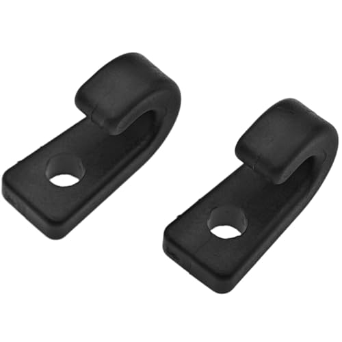 10 PCS Kayak J Hooks with Screws - Nylon Lashing Hooks for Canoes & Boats