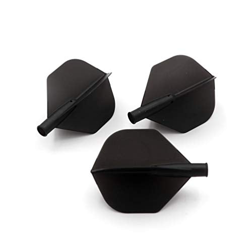 Dart Flights Standard Shape - All Black - TERO AK4