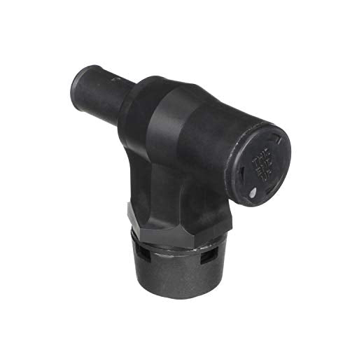 Attwood 1674-6 90° P-Trap Fuel Tank Vent Black with Black Vent Head - Standard Mount, 5/8-Inch Hose, Ethanol Compatible