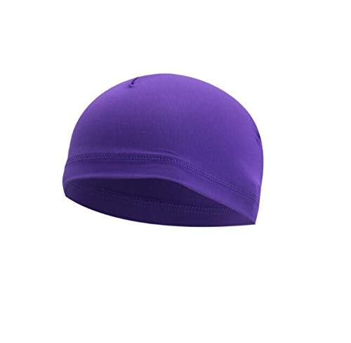 Cycling Sweat-Wicking Helmet Liner Hat - Quick Dry - Purple
