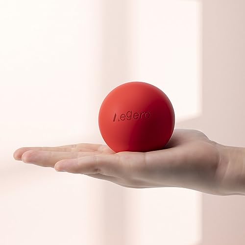 Massage Lacrosse Balls for Myofascial Release - 2 Pack (Red & Blue)