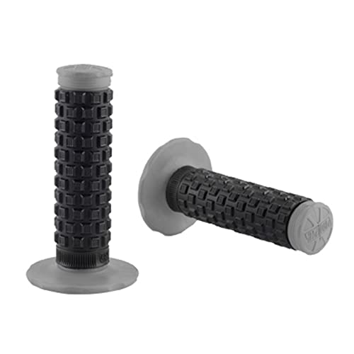 7/8" Motorcycle Handlebar Grips - Gray Anti-Slip Rubber