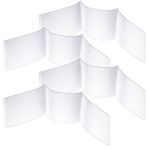 Clear Mahjong Card Sleeves - 4 Pack for Large Size Scorecards