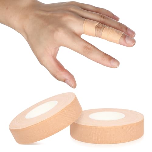 Nude Athletic Finger Tape - 0.5 Inch x 10 Yard - 2 Rolls