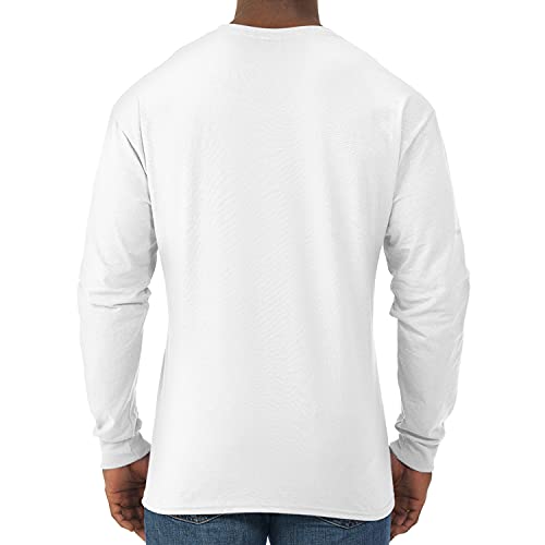Jerzees Mens Dri-Power Cotton Blend Long Sleeve Tees, Moisture