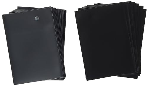 Pro-Matte Black Deck Protectors for Small Cards - 60 Count