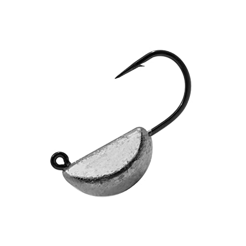 Temorah 1/2 oz Sheephead Fishing Jigs 5 Pack - Unpainted, High-Quality Metal, Mustad Hooks