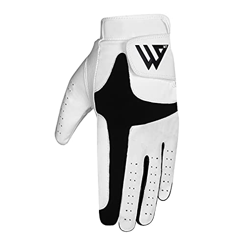 Men's Golf Gloves - Durable Japanese Synthetic, Left Hand - Small