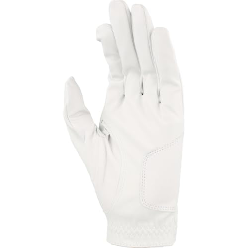 Left-Handed Golf Glove - White Medium - Stratus Tech
