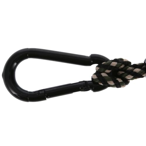 25-Foot Hunting Hoist Rope with Reflective Wrap and Silent Carabiner Hook