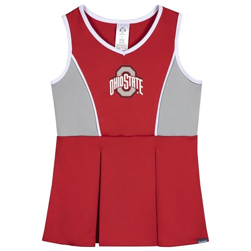 Gerber NCAA Baby & Toddler Girls Ohio State Cheer Dress & Bloomer Set 5T Red