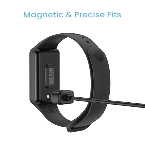 USB A & C Charging Cable for Amazfit Band 7 - 2 Pack, 3.3ft