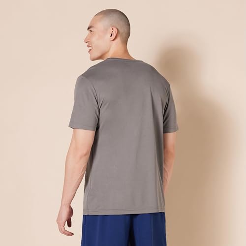 Men's Moisture-Wicking Active Gym T-Shirts - 2 Pack - X-Small / Black/Grey