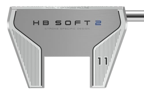 HB Soft 2 Putter - 35" Center Shafted, Oversized Grip, Silver