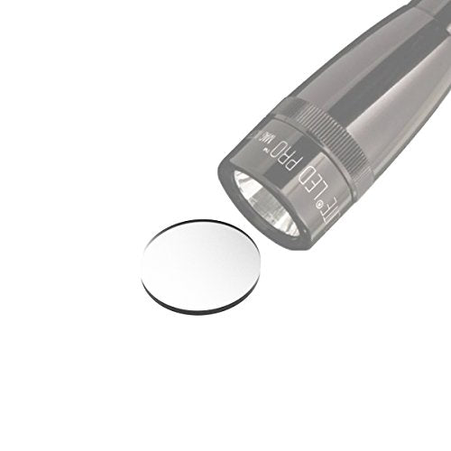Tempered Glass Lens for Mini Maglite Flashlight - 1pc