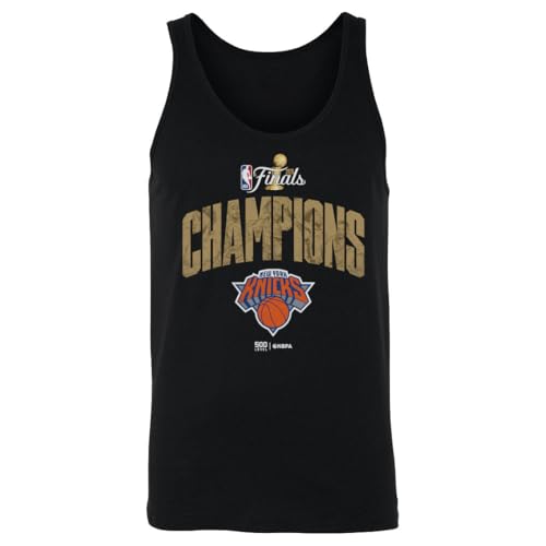 New York Knicks NBA Finals 2026 Champions Men's Tank Top - Black, Medium