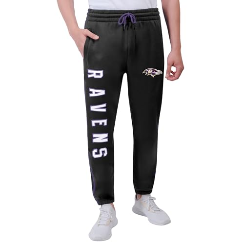 NFL Active Fleece Jogger Sweatpants - Baltimore Ravens X-Large
