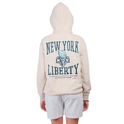 WNBA Women's Super Soft Fashion Hoodie - New York Liberty, XX-Large, Sand