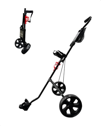 Lightweight Folding Golf Pull Cart - CaddyLite 5.8 Deluxe