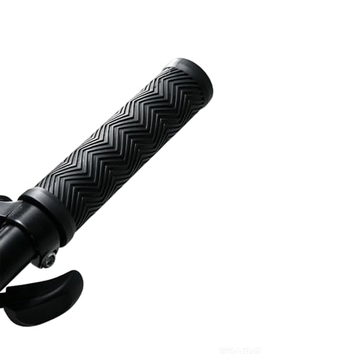 Soft Rubber Bike Handlebar Grips - Ergonomic Anti-Slip - Black