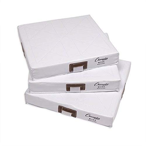 Foam Filled Baseball Base Set - 14" x 2" Quilted Cover