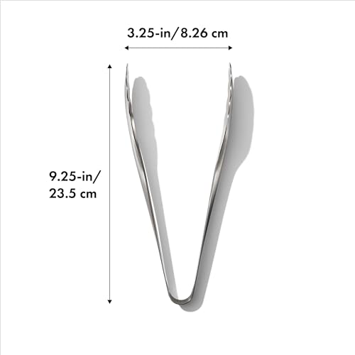 OXO Steel Serving Tongs - Kitchen Utensils for Tossing, Serving & Salads