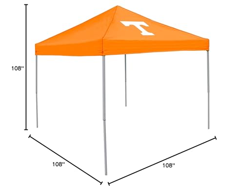 Tennessee Volunteers 2-Logo Tent - 9x9 Team Color Canopy