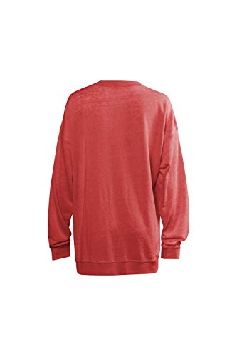 Georgia Bulldogs Women's Campus Pullover - Large - Cardinal