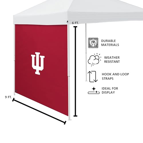 9x9 Canopy Side Panel - Indiana Hoosiers Team Colors