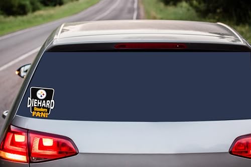 Pittsburgh Steelers Auto Decal - Die-Hard Fan Vinyl Sticker