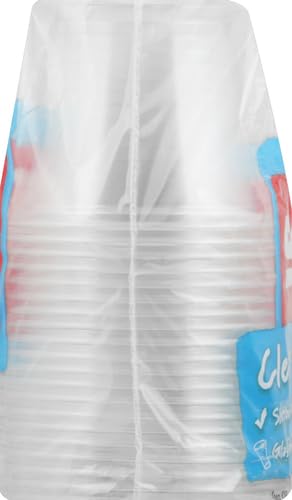 Clear Plastic Cups, 9 oz, 40-Count Pack - Durable Drinkware