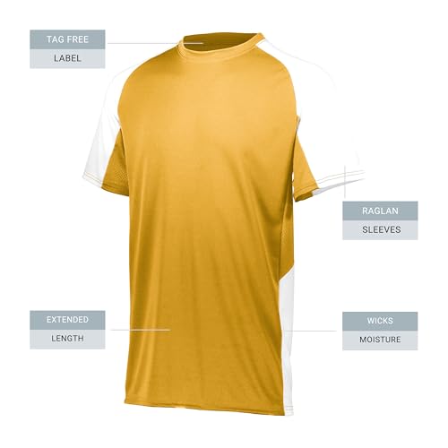 Youth Cutter Multi-Sport Jersey - X-Large - Athletic Gold/White
