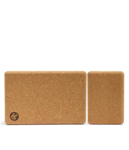 Cork Yoga Block - 4" x 6" x 9" Extra Firm Support for Yoga & Pilates