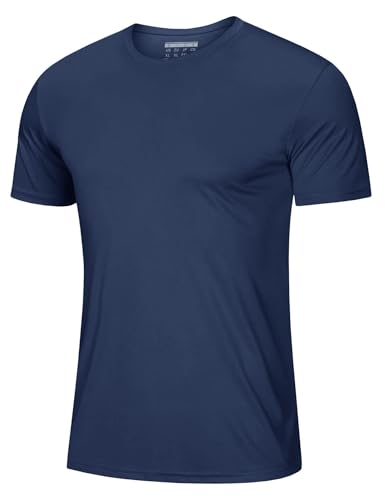 Men's UPF 50+ Quick Dry Athletic T-Shirt for Running & Swimming