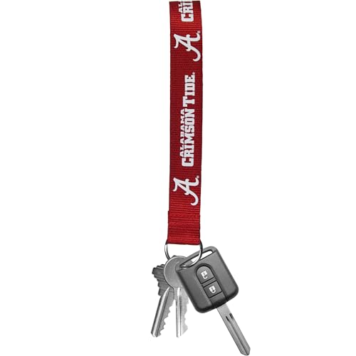 Alabama Crimson Tide Lanyard Key Chain - 8 Inch Red