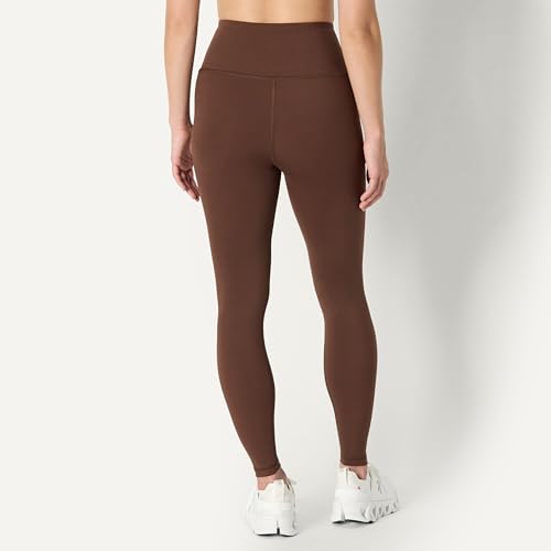 High Waist Full Length Gym Workout Leggings - Rich Hazel