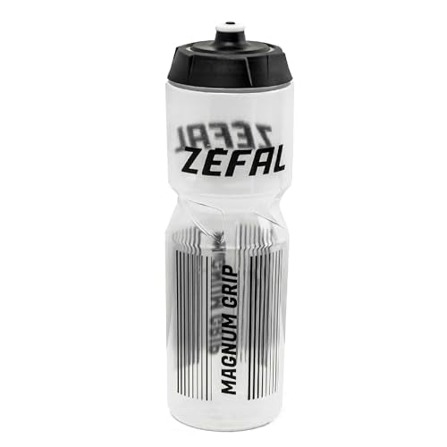 Magnum 975ml Bike Water Bottle - BPA-Free Squeeze Bottle, Translucent Black