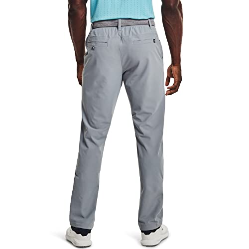 Under Armour Golf Drive Pants 34W x 32L Halo Gray Water-Resistant Stretch Twill