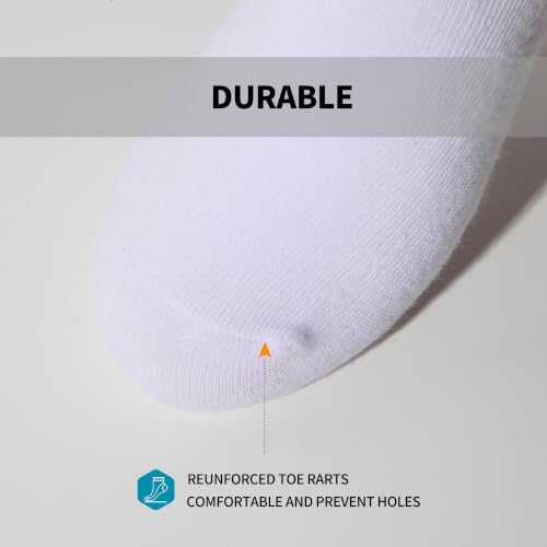 Nroktia 6/10 Pairs Non-Slip No Show Socks Men's & Women's Low-Cut