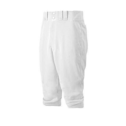 Mizuno Adult Men's Premier Baseball Pant - White / Small / Short Fit