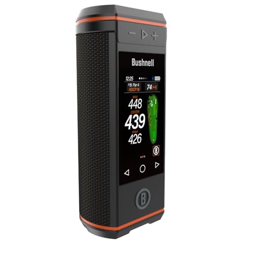 Wingman HD GPS Golf Speaker - 3.5" Touchscreen, 360° Audio, Magnetic Cart Mount