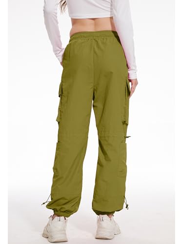 High Waist Women's Cargo Pants - Y2K Streetwear Trousers