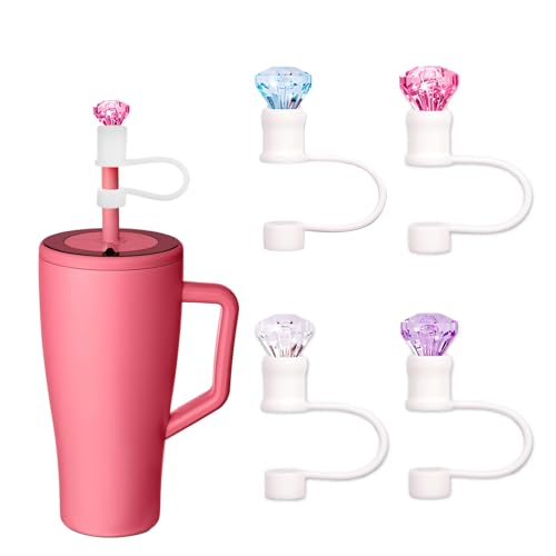 4Pcs Diamond Straw Covers for Brumate Era 30/40oz Tumblers