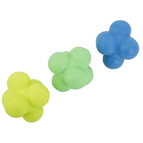 6 PCS Rubber Reaction Balls for Agility & Reflex Training