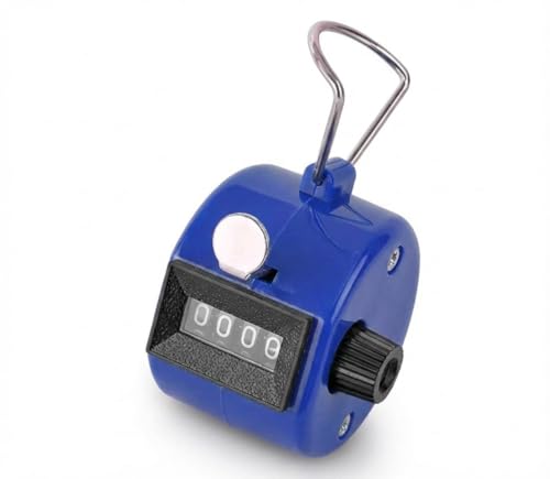4-Digit Mechanical Hand Tally Counter - Portable Clicker for Knitting & Sports