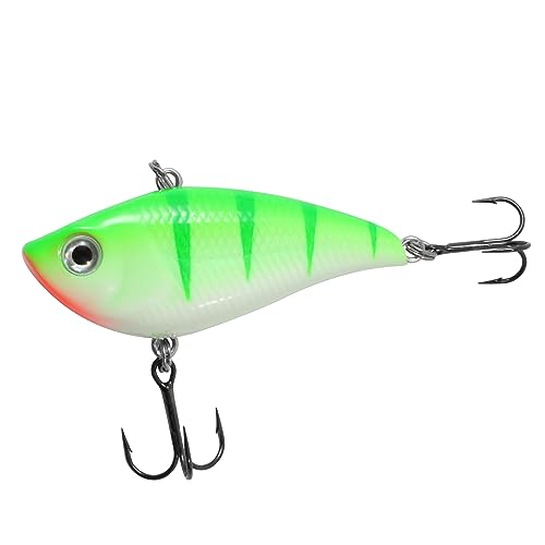 Lipless Crankbait Fishing Lure - 2" 3/8 Oz - Glo Perch
