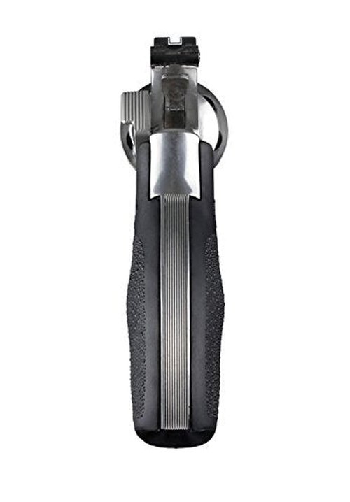Hogue Bantam Style Rubber Grip for S&W K or L Frame Round Butt Revolvers, Black - 62000