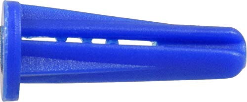 Plastic Conical Anchor - 8-10 x 7/8 Inch, 100-Pack